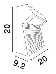 CARBALLO lampă de perete pentru exterior de Luces Exclusivas LE62208 4 CARBALLO lampă de perete pentru exterior de Luces Exclusivas LE62208 small 4