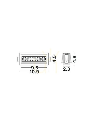 Verifica CARBAY Luces Exclusivas Lentile de plafon LE62219