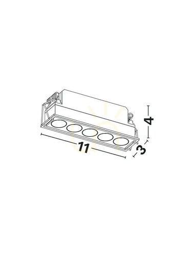 Verifica CARCAIX Luces Exclusivas Plafon Mesh LE62223