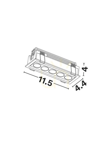 Verifica CARCAIX Luces Exclusivas Plafon Mesh LE62231