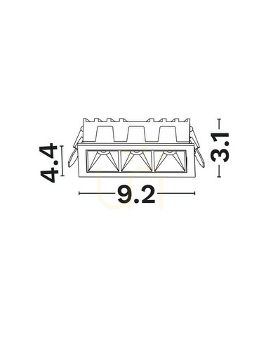 Verifica CARMON Luces Exclusivas Plafon Mesh LE62236