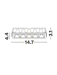 CARMON Luces Exclusivas Plafon Mesh LE62238 small 1