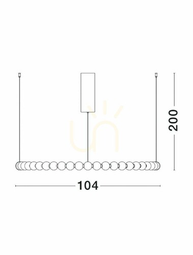 Verifica Lampă suspendată MOCA Luces Exclusivas LE42750