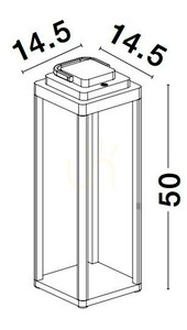 ARRECIFES Luces Exclusivas Stâlp de iluminat LE71548 small 2