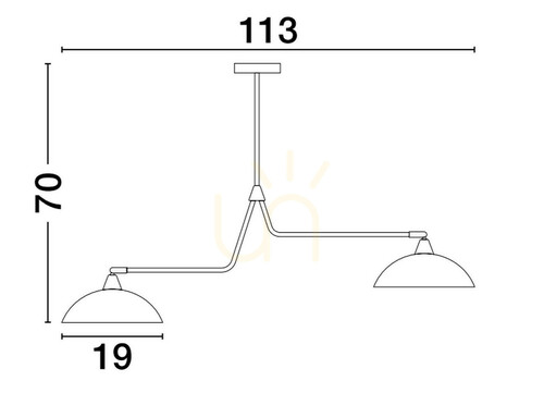 Verifica Lampă suspendată BAMORE Luces Exclusivas LE43707