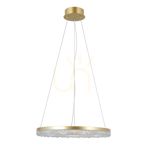 Verifica Pendul Italux Gold Barlo LED auriu acrilic 50 cm PND-34526-M-GD