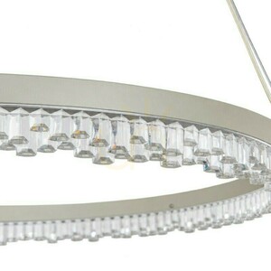 Pendul LED Italux Barlo, argintiu, 50 cm, PND-34526-M-SILV small 4