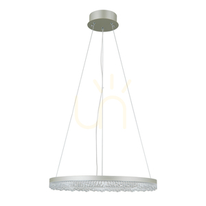 Pendul LED Italux Barlo, argintiu, 50 cm, PND-34526-M-SILV small 0