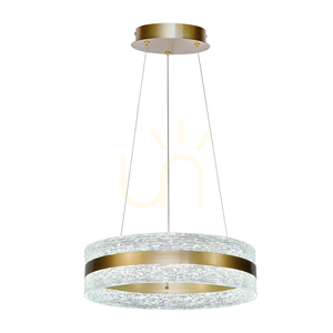 Pendul LED Italux Blera auriu 40 cm PND-98273-GD small 0