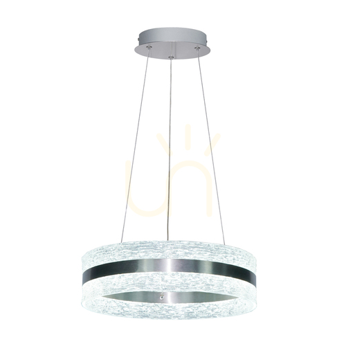 Verifica Lampă suspendată Italux Blera LED crom transparentă 40 cm PND-98273-SCHR