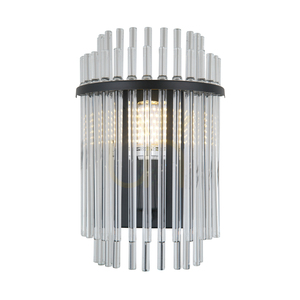 Aplică Italux Bonte E14, negru mat și sticlă transparentă WL-40929-1A-BK small 1
