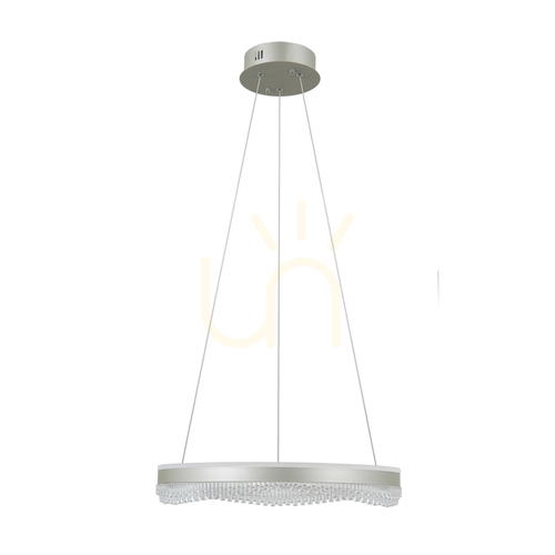 Verifica Lampa suspendată LED Italux Morte Argintie 50 cm PND-34535-M-SILV