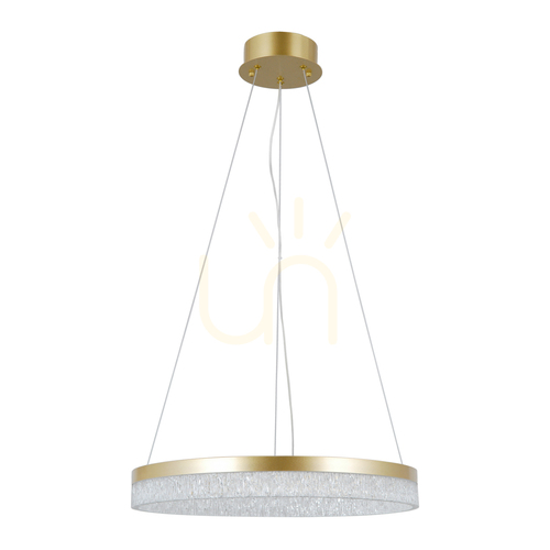 Verifica Pendant LED Italux auriu acrilic alb 50 cm PND-34533-M-GD