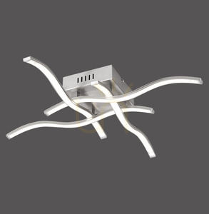 WAVE Plafond 15131-55 Argint 4xLED 0 WAVE Plafond 15131-55 Argint 4xLED small 0
