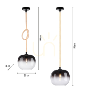 Lampă suspendată LUMA 2410-18 negru 1xLED 8 Lampă suspendată LUMA 2410-18 negru 1xLED small 8