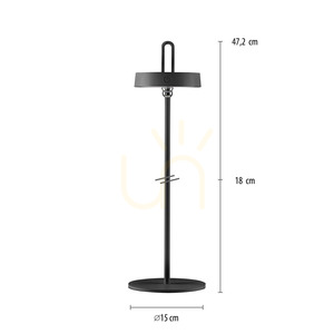 Lampă de grădină AMAG 19310-18 negru 1xLED small 7