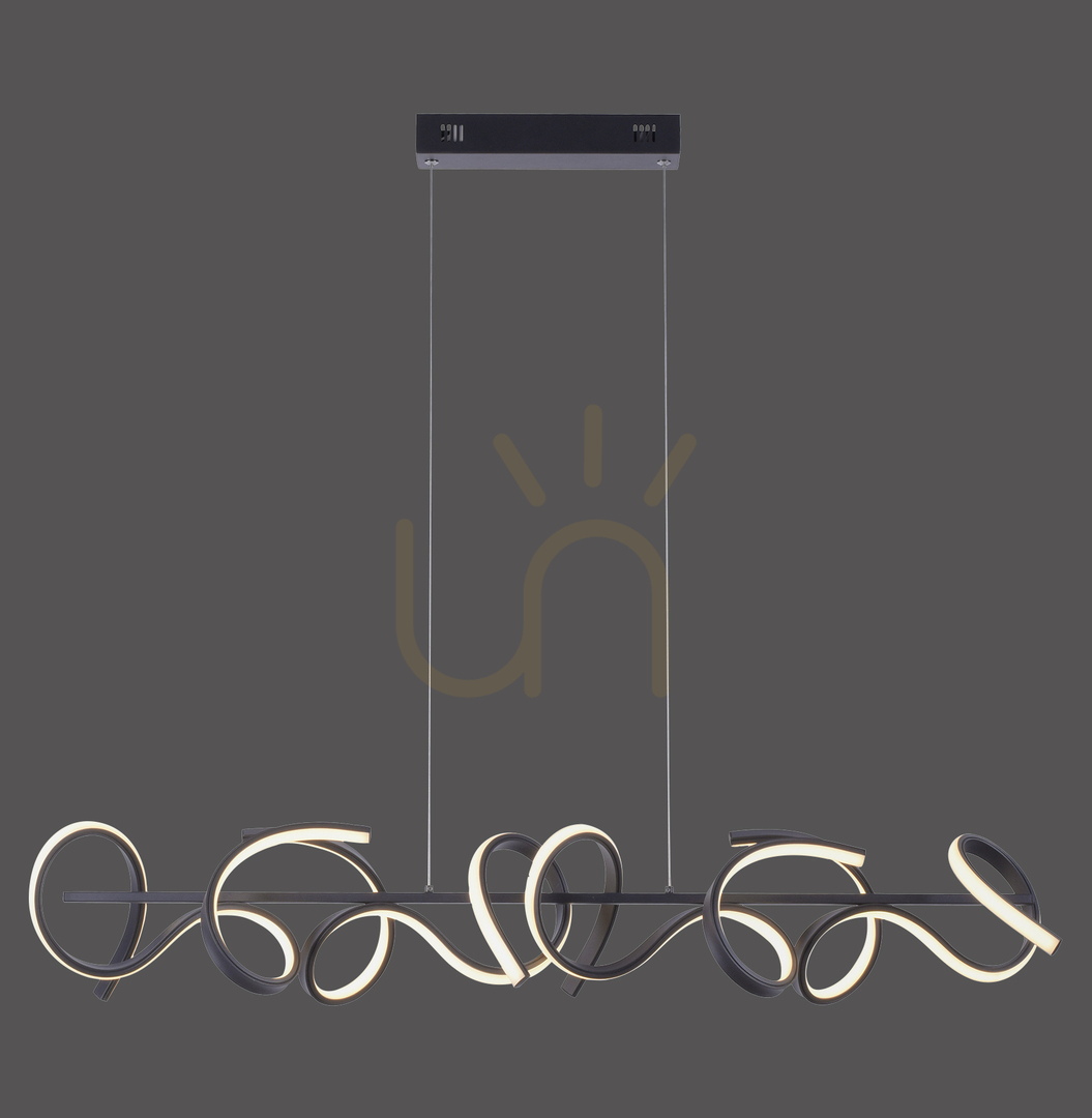 Verifica Lampă suspendată CURLS 19033-18 negru 4xLED Lampă suspendată CURLS 19033-18 negru 4xLED
