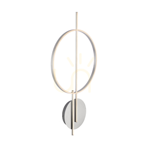 Plafond Q-ARKOA 6154-55 Argint 2xLED small 6