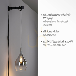PILUA 9061-18 Lampă de perete 1xE27 colorată small 3
