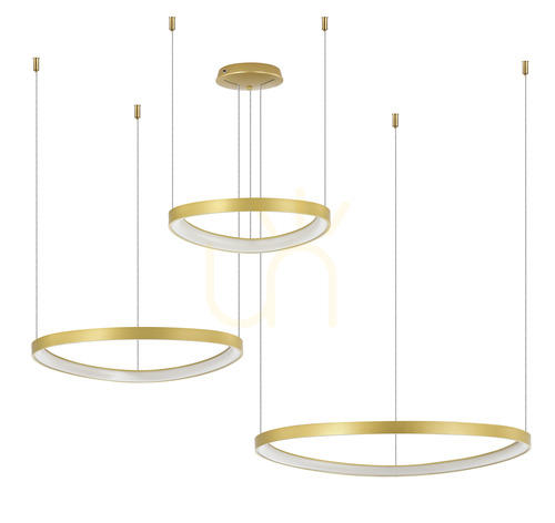Verifica LIRIA Lampă suspendată MS756090 Aur 1xLED