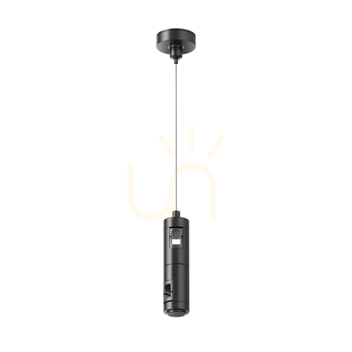 Verifica Suspensie dublă cu cablu Maytoni FLARITY neagră 24V pentru șină magnetică TRA157SW-D1-B