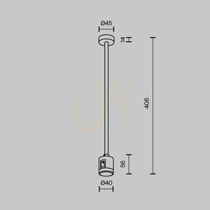 FLARITY TRA158C-IPCL1-B Conector rigid Maytoni pentru bare colectoare small 4