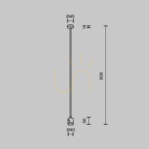 Conector bara de bus Maytoni Flarity negru aluminiu IP20 24V TRA159C-IPCL1-B small 4