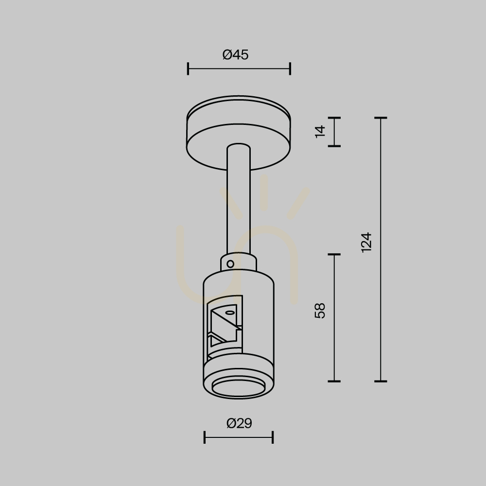 Spectacol FLARITY TRA156C-B1-B Maytoni – Sistem de suspensie rigidă pentru bare colectoare FLARITY TRA156C-B1-B Maytoni – Sistem de suspensie rigidă pentru bare colectoare
