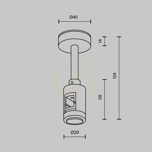 FLARITY TRA156C-S1-B Conector pentru bare colectoare Maytoni small 4