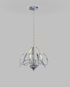 Lampă suspendată cromată HAMPTON 5326-1201 Aviano small 3