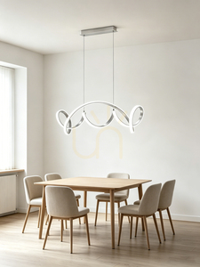 Lampă suspendată TORONTO argintie 105 cm 7095-0163 Aviano small 0