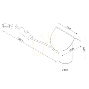 BISCUIT mocca LED lampă de birou 3000K small 7