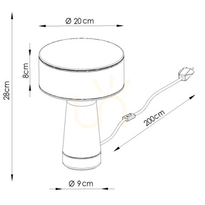 Lampă de birou AXO roșie small 7