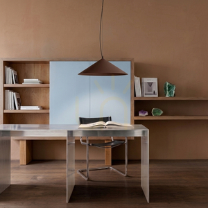 Lampă suspendată Thoro FINT bej, LED 3000 K, Ø50 cm small 14