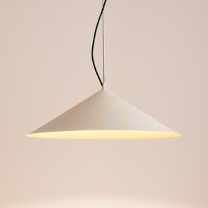 Lampă suspendată Thoro FINT bej, LED 3000 K, Ø50 cm small 3