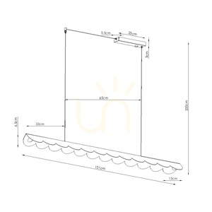 BISCUIT 130 Sage LED 4000K lampă suspendată small 9