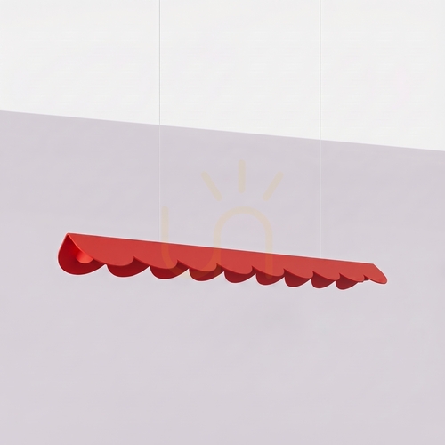 Verifica BISCUIT 100 LED roșu 3000K lampă suspendată
