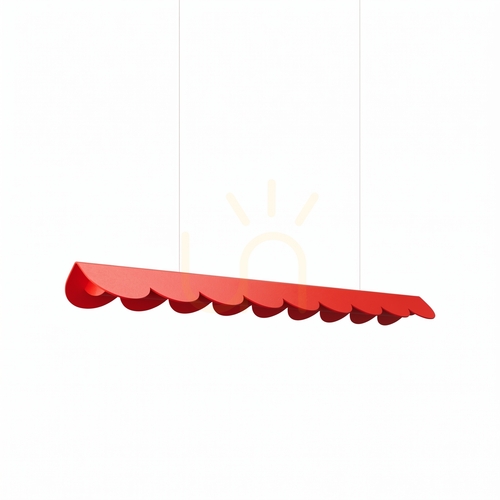Verifica BISCUIT 100 LED roșu 4000K lampă suspendată