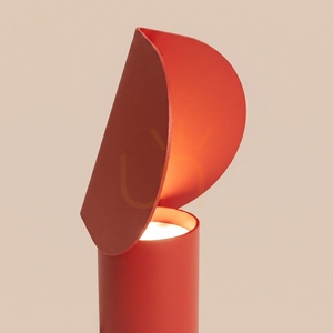 BISCUIT LED roșu lampă de birou 3000K small 4