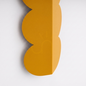 Lampă de perete BISCUIT galben small 5