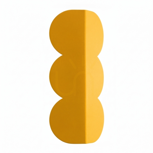 Verifica Lampă de perete BISCUIT galben