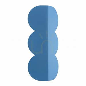 Aplică THORO BISCUIT, albastru deschis, 2×G9 small 0