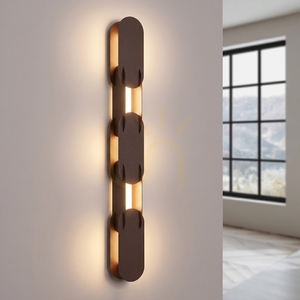 CHAIN 91 maro LED lampă de perete 3000K small 2
