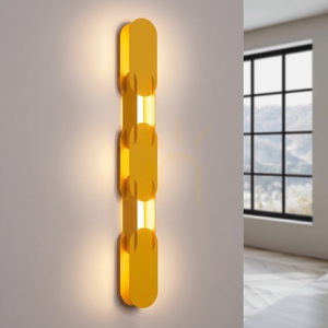 CHAIN 91 galben LED lampă de perete 3000K small 2