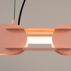 CHAIN 91 piersică LED 3000K lampă suspendată small 3
