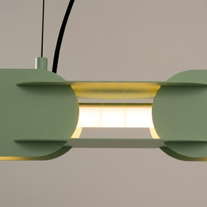 Pendul Thoro CHAIN 91 verde salvie LED 9,75W 1290lm 3000K PUSH-DIMM/DALI TH.790 small 3
