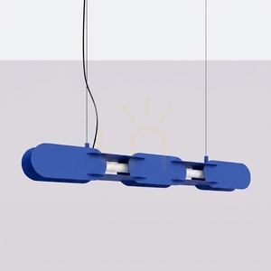 Lampă suspendată Thoro CHAIN 91 ultramarin LED 3000K small 1