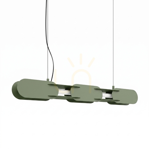 Verifica Lampă suspendată CHAIN 91 verde măslin LED 3000K