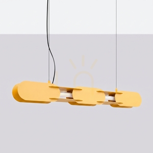 Lampă suspendată CHAIN 91, galbenă, LED 3000K small 1