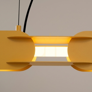 Lampă suspendată CHAIN 91, galbenă, LED 3000K small 3